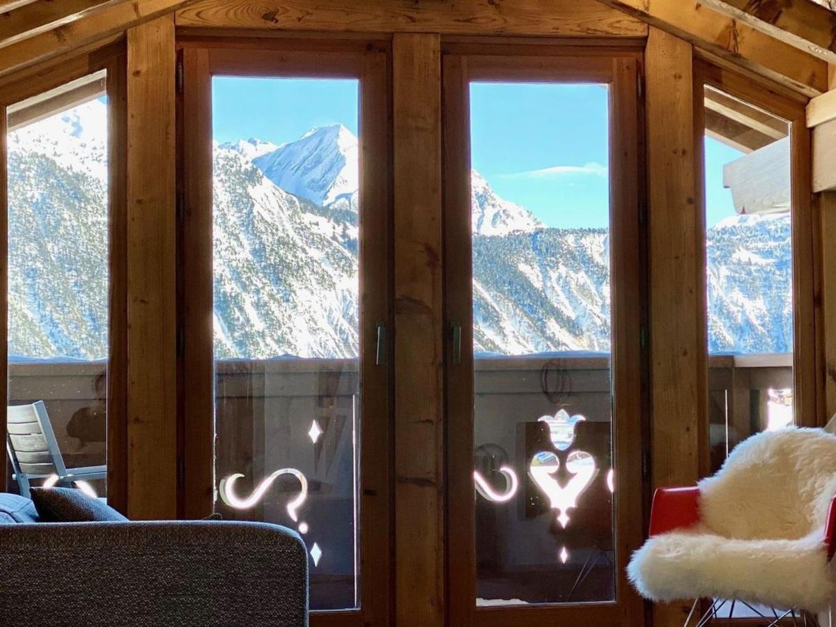 Appartement Contemporain Avec Sauna, Cheminee Et Parking Au Centre De Courchevel 1850 - Fr-1-564-35 Eksteriør billede